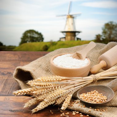 organik malzemeler ekmek hazırlama için