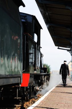 tarihi buharlı lokomotif tren