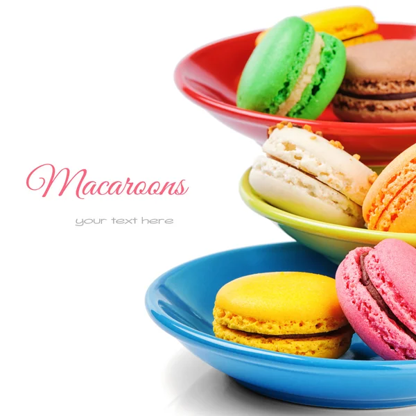 Macaroons franceses coloridos — Fotografia de Stock