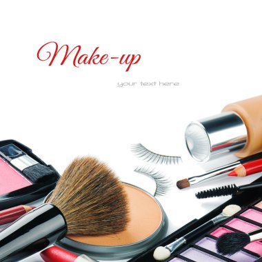 Colorful make-up products