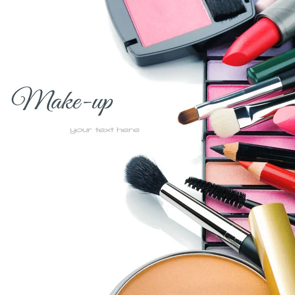 Kleurrijke make-up producten Stockfoto