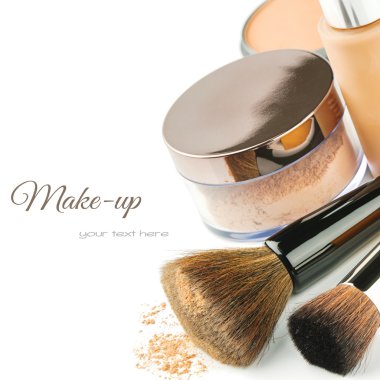 Foundation and powder clipart