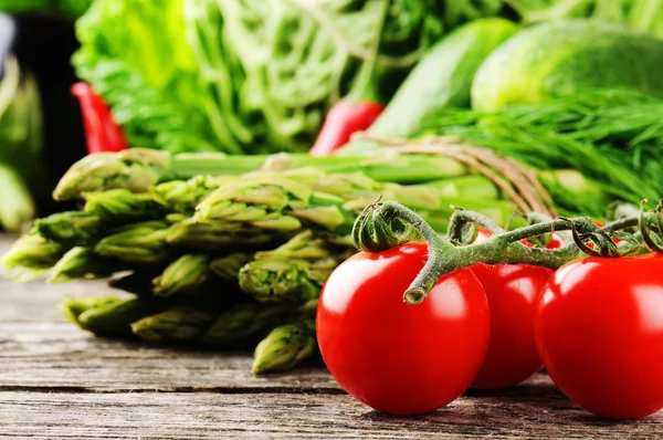 Verduras orgánicas frescas — Foto de Stock