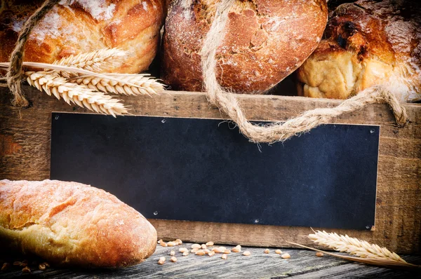 Různé tradiční chléb — Stock fotografie