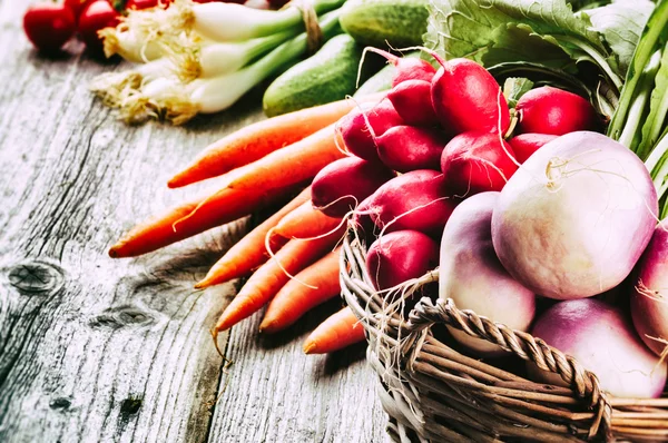 Verduras orgánicas frescas — Foto de Stock