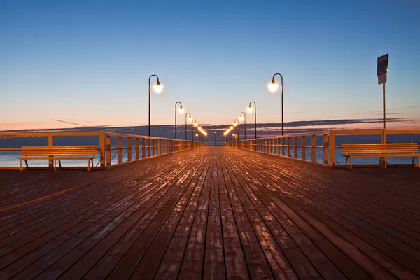 Otoño junto al mar, paisaje otoñal — Foto de Stock