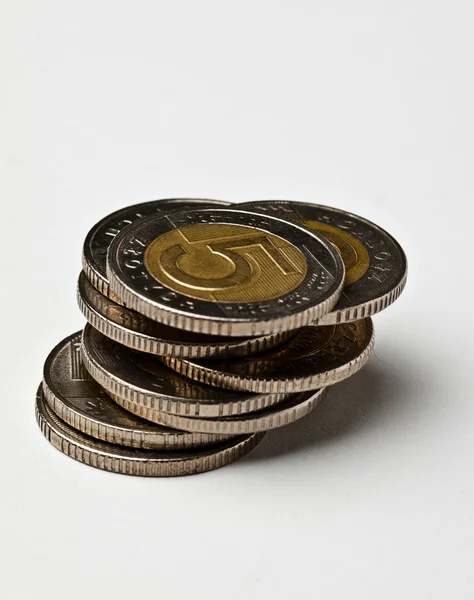 Polish coins, money — Stock Photo, Image