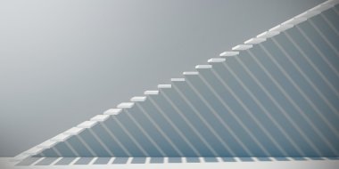 beyaz beyaz duvar merdivende