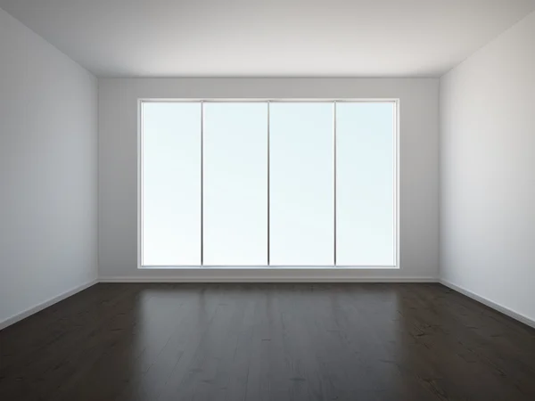 White interior with window — Stock Photo, Image