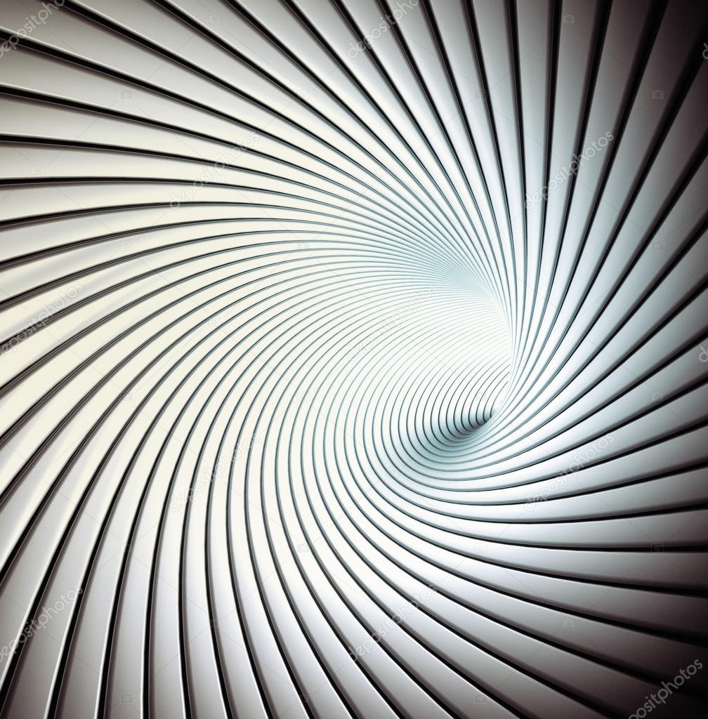 Abstract spiral tunnel