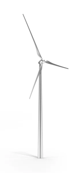 Metal wind turbine isolated — Stock Photo, Image