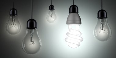 enerji tasarrufu ve basit Işık Ampüller