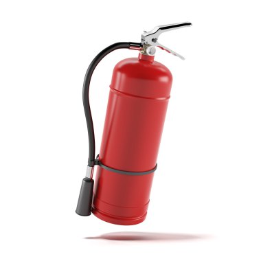 Red fire extinguisher clipart