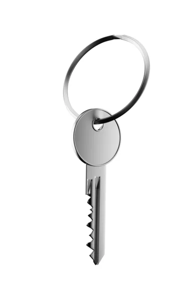 One silver key — Stock Photo, Image