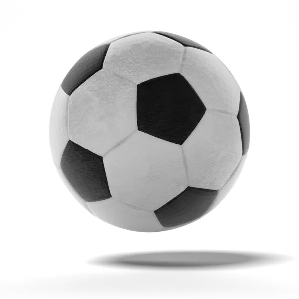 Football isolated on a white — Stock Photo, Image