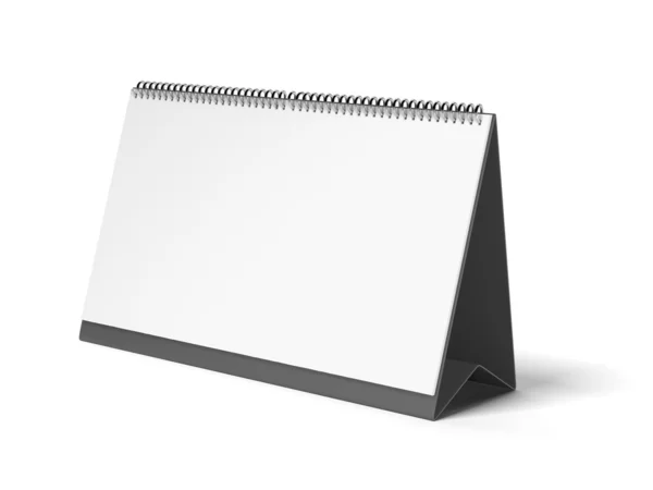Black blank calendar — Stock Photo, Image