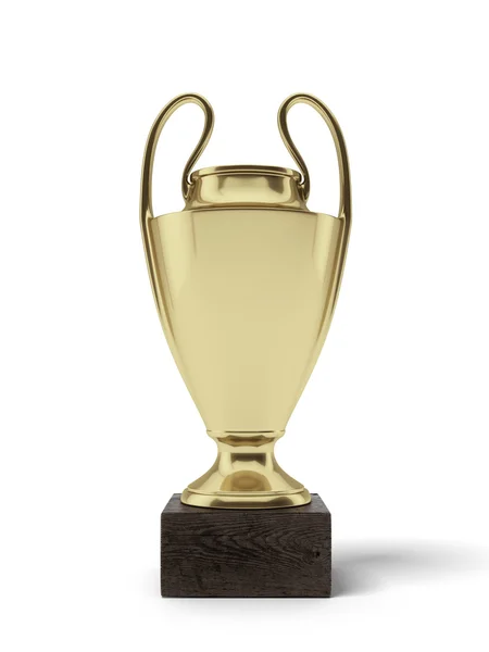 Gold cup of the winner — Stock Photo, Image