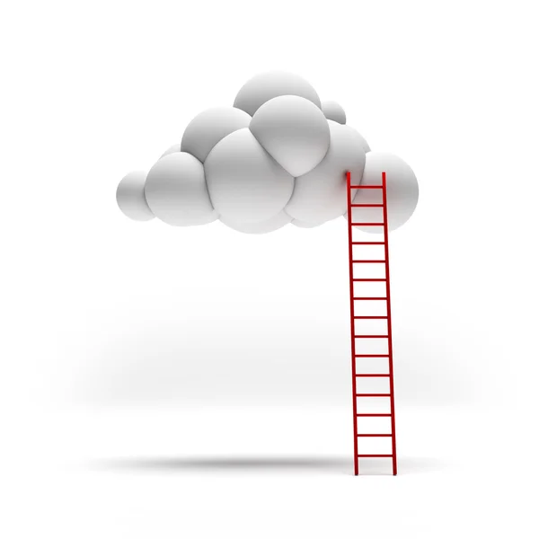 Lader to the cloud — Stock Photo, Image