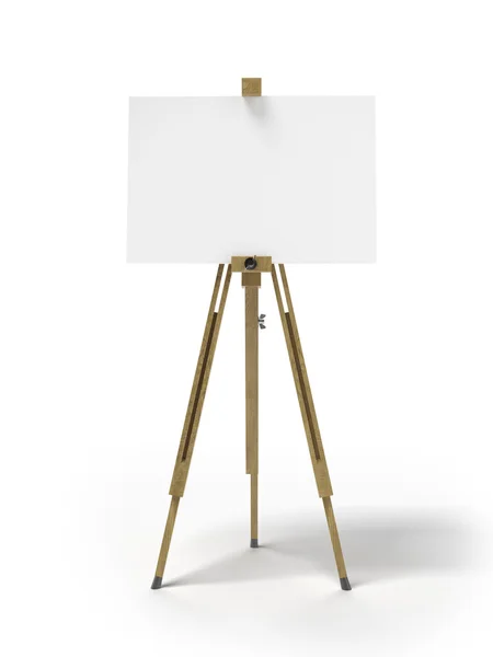 Easel av tre – stockfoto