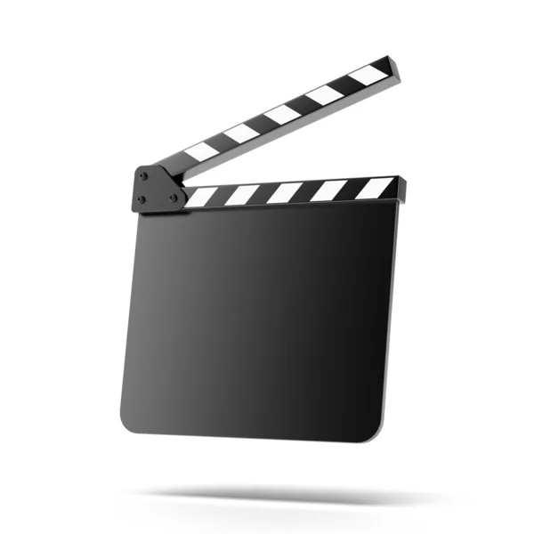 Open empty clapper board — Stock Photo, Image