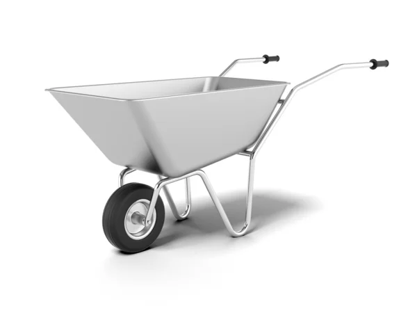 Iron wheelbarrow — Stock Photo, Image
