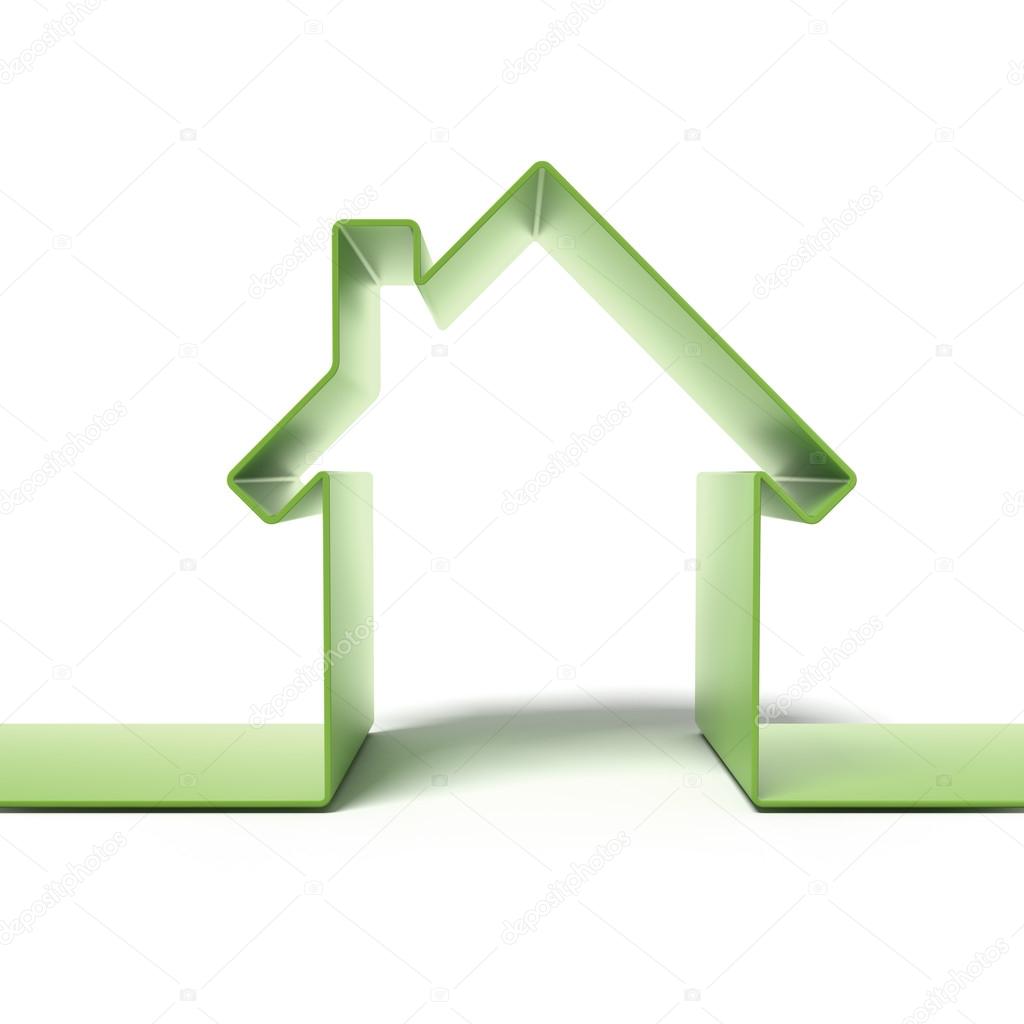 Green eco house concept