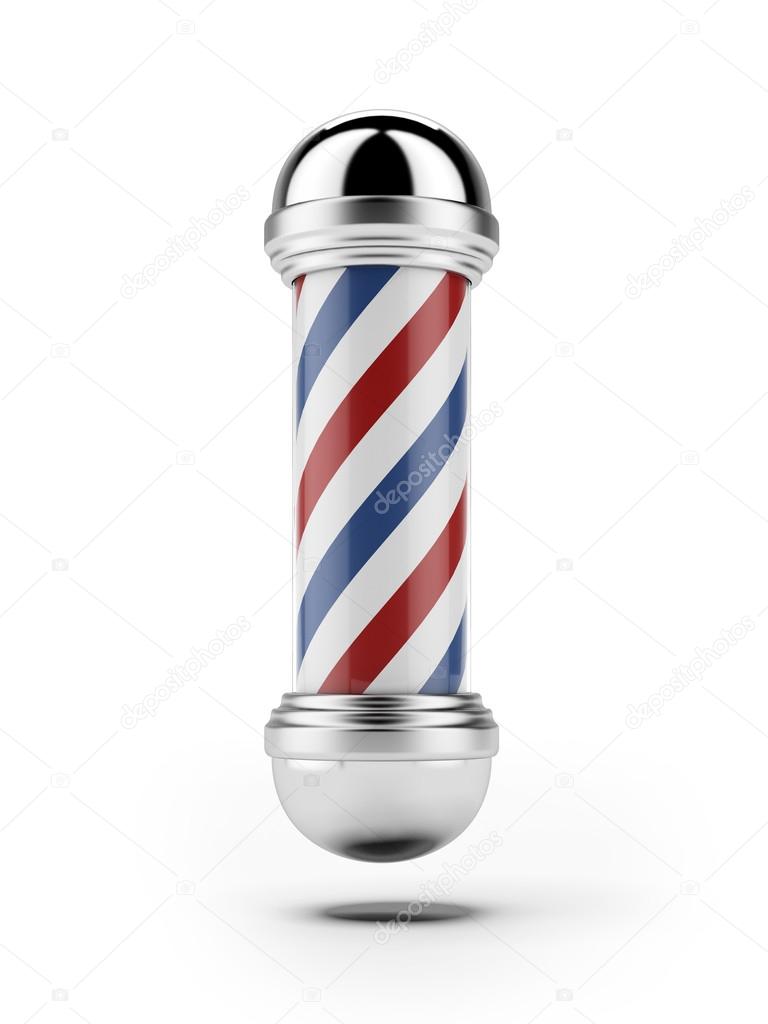 Classic Barber shop pole