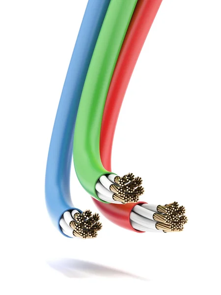 Electrical Cables Wires — Stock Photo, Image