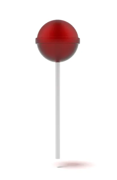 Röd lollipop — Stockfoto