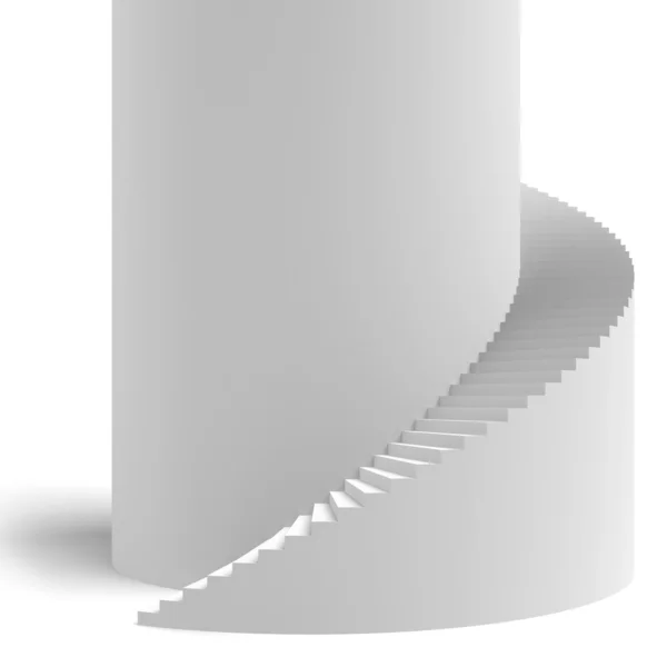 Beyaz spiral merdiven — Stok fotoğraf