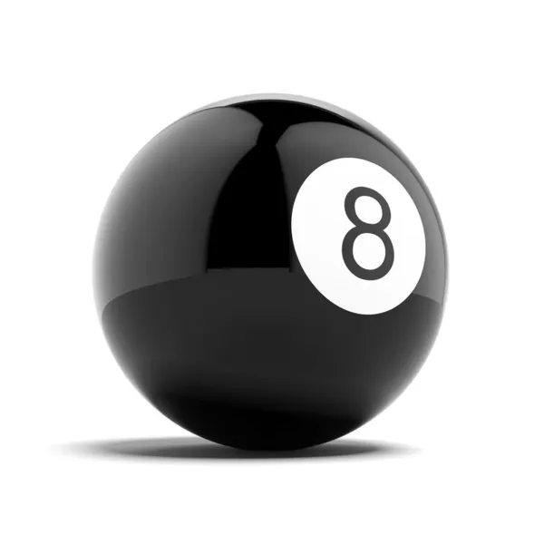 Billiard eight ball — Zdjęcie stockowe