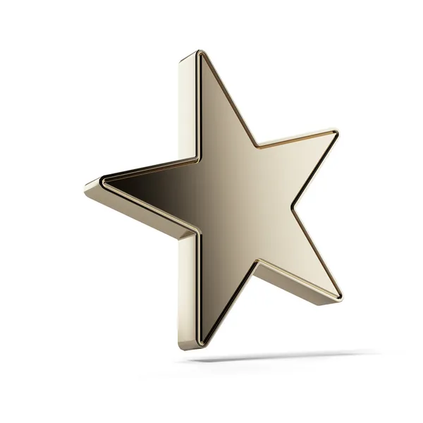 Estrela de ouro — Fotografia de Stock