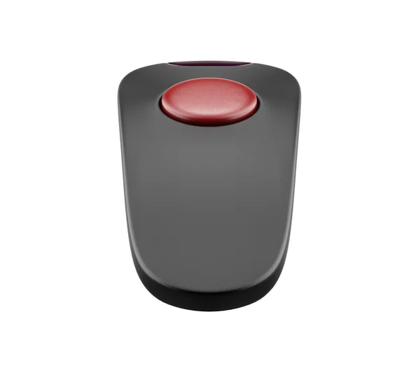 Red button black remote control — Stock Photo, Image