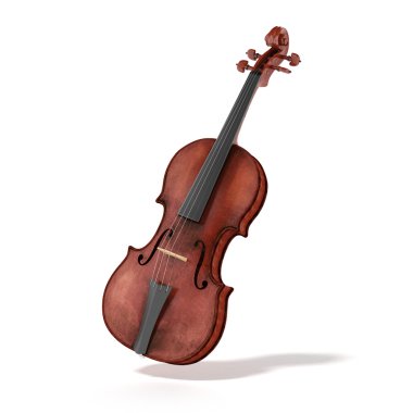 Old violin clipart