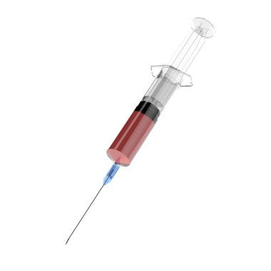 Medical syringe clipart