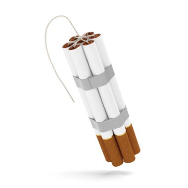 Cigarettes bomb clipart