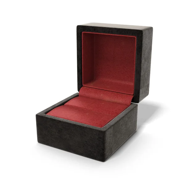 Opened leather case — Stock Photo, Image