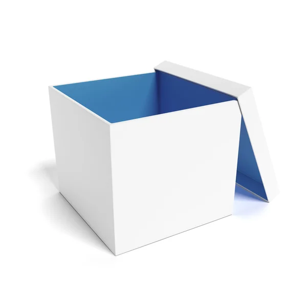 Open white box — Stock Photo, Image