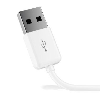 Beyaz usb girişi