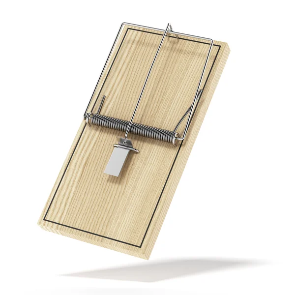 Wooden mouse trap — Zdjęcie stockowe