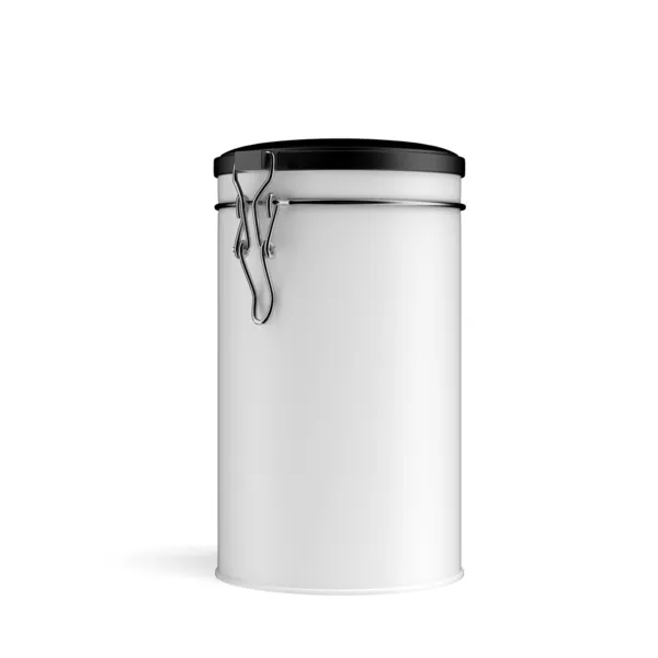 Tin Can With Lid — Stock Photo, Image