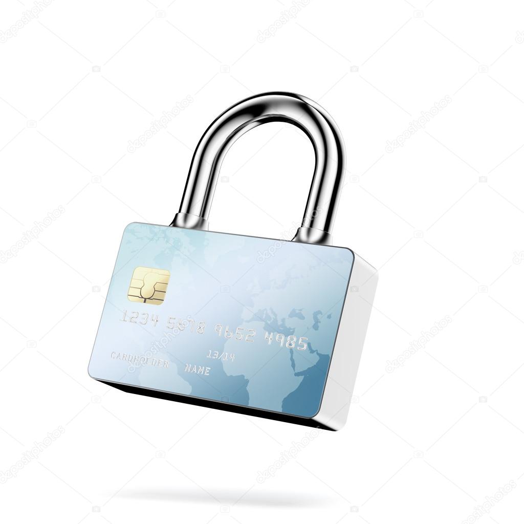 Secure Payments. Closed lock