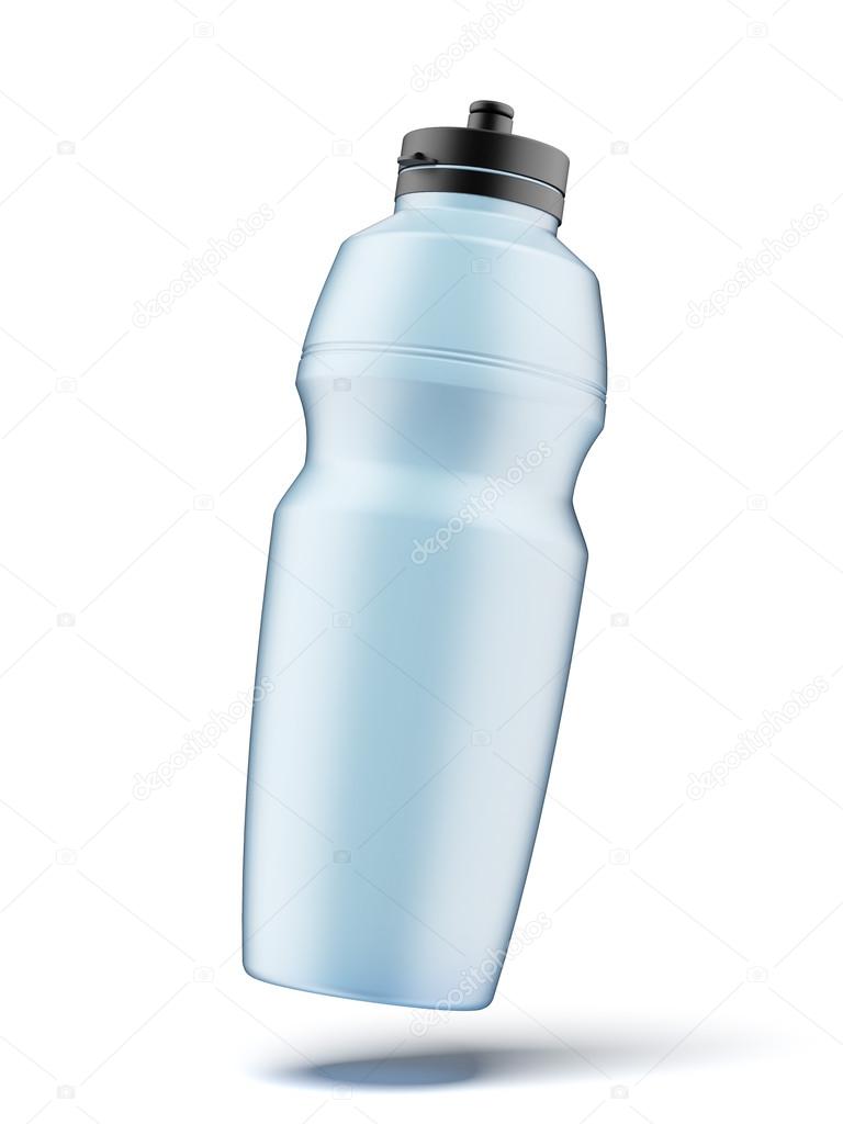 Blue sport bottle