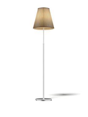 Floor Lamp isolated on white clipart
