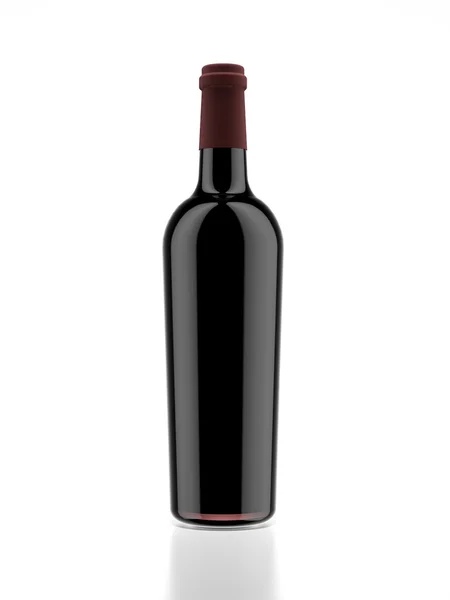 Red wine bottle — Stock Photo, Image