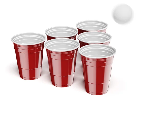 Beer Pong Drinking Game — Stock Photo, Image