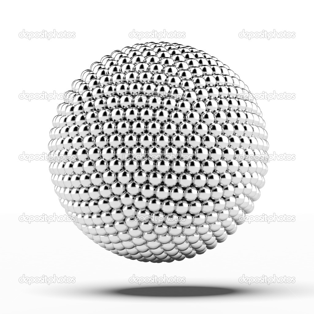 Ball of metal spheres