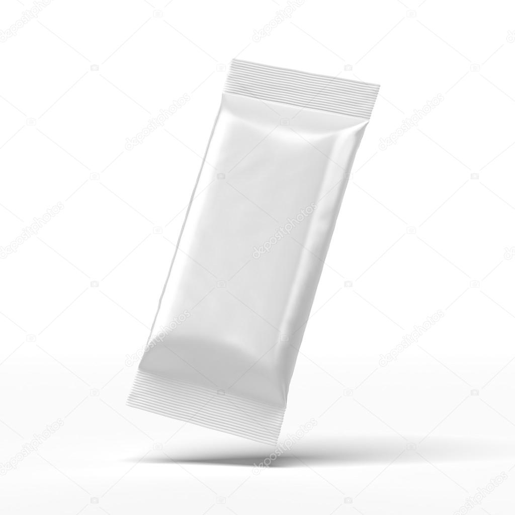 Blank white product packaging