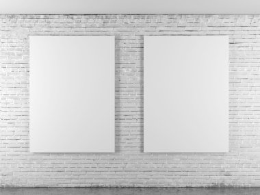 Brickwall boş çerçeveler ile