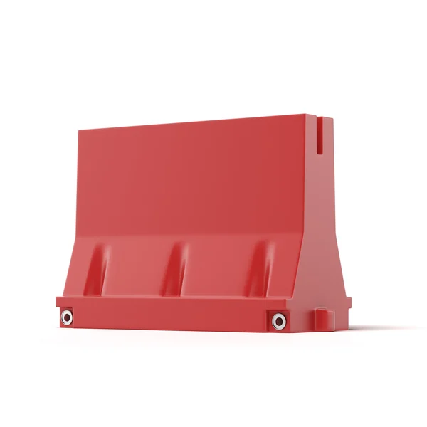Red road barrier — Stock Photo, Image